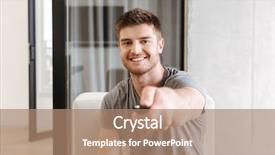  Presentation with remote - Colorful presentation design enhanced with sitting with tv remote control backdrop and a coral colored foreground