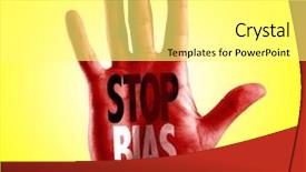  Presentation with stop - Slide set consisting of situational awareness - stop bias written on hand background and a white colored foreground