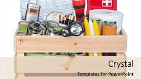  Presentation with natural - PPT layouts having situations such as natural disaster background and a lemonade colored foreground