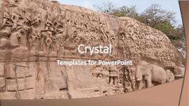  Presentation with ancient kings - Amazing theme having siva - one of the ancient architectural backdrop and a coral colored foreground