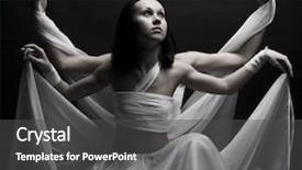  Presentation with dancing - Slides with siva - portrait of two girls background and a dark gray colored foreground