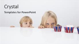  Presentation with periodic table actinide series - Amazing PPT layouts having six flags - brother and sister staring backdrop and a  colored foreground