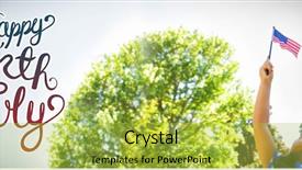  Presentation with independence - Colorful slide set enhanced with six flags - independence day graphic against playful backdrop and a yellow colored foreground