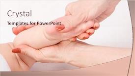  Presentation with chiropractic - Audience pleasing PPT layouts consisting of six-month-baby-girl-receiving backdrop and a lemonade colored foreground