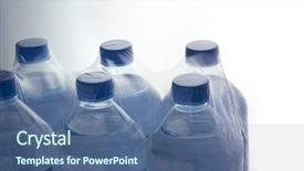  Presentation with mineral resources - Cool new slide set with six pack of mineral water backdrop and a ocean colored foreground