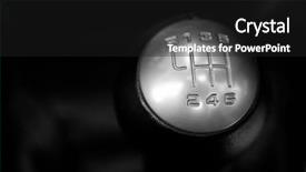  Presentation with speed - Cool new presentation with six speed gear stick backdrop and a dark gray colored foreground