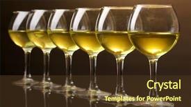  Presentation with baby sleep little brown - PPT layouts enhanced with six tastes - wineglass on brown background background and a  colored foreground