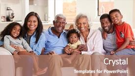  Presentation with generation family farm - Amazing slide set having sixties - portrait of multi-generation family sitting backdrop and a coral colored foreground