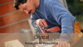  Presentation with nova scotia wood - Slide deck having size using circular saw background and a coral colored foreground