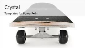  Presentation with navratri festival front page pdf - Colorful presentation design enhanced with skate boarding - skateboard viewed from the front backdrop and a white colored foreground