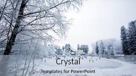  Presentation with rink - Theme consisting of skating on a local rink background and a light blue colored foreground