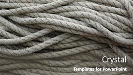  Presentation with rope - Beautiful presentation featuring skein-of-fishing-rope backdrop and a dark gray colored foreground
