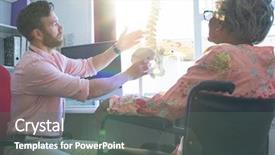  Presentation with confident - Beautiful theme featuring skeletal - side view of confident caucasian backdrop and a gray colored foreground