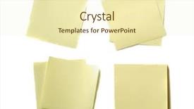  Presentation with paper clip notes - Colorful slides enhanced with sketch pad - colored notes paper backdrop and a  colored foreground