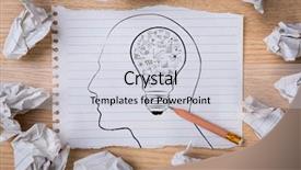  Presentation with note book - Theme with sketch pad - white note book paper background and a lemonade colored foreground