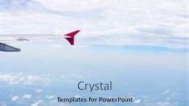  Presentation with skies - Slide set consisting of skies above and below wing over lands background and a light blue colored foreground