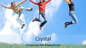  Presentation with groups - Colorful PPT layouts enhanced with love my team - skies above - grass below backdrop and a light blue colored foreground