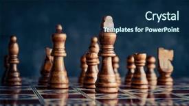  Presentation with battlefield - Audience pleasing presentation consisting of skill contest - powerful king and queen pieces backdrop and a navy blue colored foreground