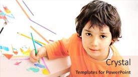  Presentation with development - Amazing theme having police - security concept examination of fingerprints backdrop and a white colored foreground