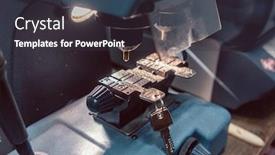  Presentation with locksmith - Theme enhanced with skilled-locksmith-cutting-key background and a dark gray colored foreground