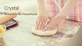  Presentation with cooking - Audience pleasing PPT layouts consisting of soft skills - cooking and home concept backdrop and a cream colored foreground