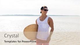  Presentation with skimboarding - Presentation consisting of skimboarding-water-sport-and-people background and a lemonade colored foreground