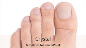  Presentation with get well - Slides enhanced with skin anatomy - beautiful well-groomed male legs male background and a lemonade colored foreground