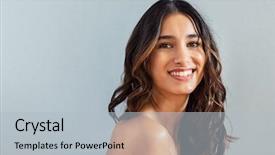  Presentation with hair spa - PPT layouts enhanced with skin care treatmet and haircare background and a light gray colored foreground