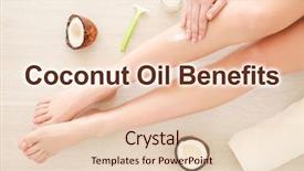  Presentation with coconut fruit - PPT layouts enhanced with skin closeup text coconut background and a lemonade colored foreground