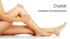  Presentation with knee dislocation - Slide deck with skin disorders - knee injury woman holding background and a white colored foreground