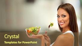  Presentation with interior hagia sophia aya sofya - Theme having skin health - beautiful young woman with salad background and a tawny brown colored foreground