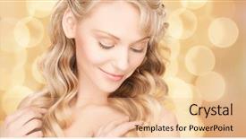  Presentation with mental health care sketch - Slide deck with skin human - beauty people hair care background and a  colored foreground