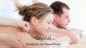  Presentation with couple therapy - Audience pleasing slides consisting of skin needling - loving couple having an acupuncture backdrop and a coral colored foreground