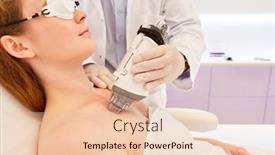  Presentation with skin - PPT layouts featuring skin-rejuvenation-and-skin-renewal background and a lemonade colored foreground