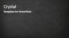  Presentation with leather - Slide deck consisting of skin structure - black leather texture background background and a dark gray colored foreground