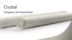  Presentation with professional - Slide deck with skin system - professional moxa sticks on white background and a white colored foreground