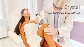  Presentation with laser - Audience pleasing slide set consisting of skin-tightening-and-rejuvenation backdrop and a lemonade colored foreground