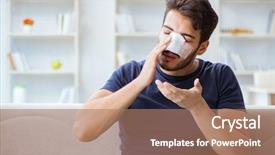  Presentation with plastic surgery - Amazing theme having skin tumor - young man recovering healing backdrop and a coral colored foreground