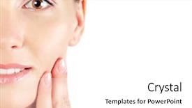  Presentation with skincare - Colorful theme enhanced with skincare backdrop and a white colored foreground