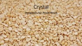  Presentation with black gram - Theme featuring skinned and split black gram background and a coral colored foreground