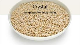  Presentation with black gram - Presentation theme with skinned and split black gram background and a soft green colored foreground