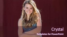  Presentation with girl teens - Cool new presentation theme with skinny girls - beautiful young teenage blonde girl backdrop and a  colored foreground