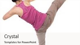  Presentation with african people - Slide deck having skinny woman funny fights waving his arms and legs rear view people collection backside view of person isolated over white background african-american woman has a leg up background and a white colored foreground