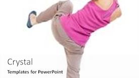  Presentation with african people - Cool new presentation with skinny woman funny fights waving his arms and legs rear view people collection backside view of person isolated over white background african-american woman kick foot backdrop and a white colored foreground