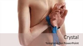  Presentation with anorexia - Cool new PPT theme with skinny young man with anorexia backdrop and a coral colored foreground