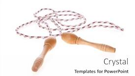  Presentation with rope - Presentation enhanced with skipping-or-jump-rope-isolated background and a white colored foreground