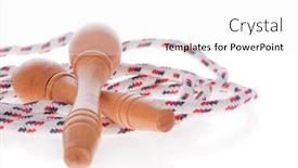 Presentation with rope - Slides consisting of skipping-or-jump-rope-isolated background and a white colored foreground