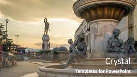  Presentation with macedonia - Beautiful PPT layouts featuring skopje-northern-macedonia-july-19 backdrop and a  colored foreground