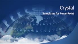  Presentation with mathematics - Audience pleasing presentation design consisting of sky against glowing earth backdrop and a ocean colored foreground