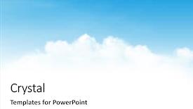  Presentation with hud abstract polygonal space blue - Presentation theme with sky and clouds abstract background background and a white colored foreground